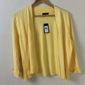 Verve Ami Yellow Top Size 1X NWT